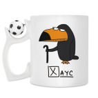 Кружка с футбольным мячиком