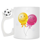 Кружка с футбольным мячиком