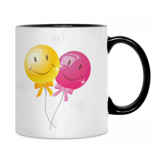 Кружка с принтом Шарики