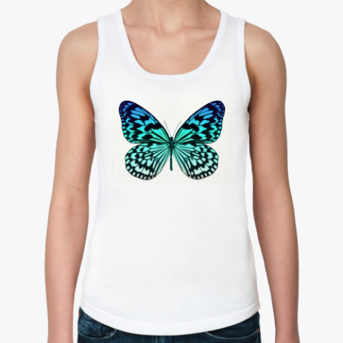 Женская майка бабочка