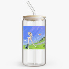 Банка с бамбуковой крышкой