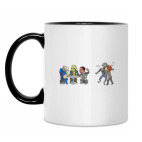 Кружка двухцветная