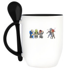 Кружка с ложкой