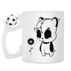 Кружка с футбольным мячиком