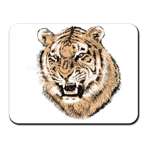 Коврик для мыши с принтом Тигр