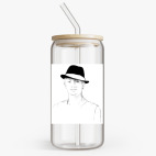 Банка с бамбуковой крышкой