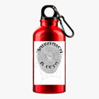 Металлическая бутылка 400 мл UV-DTF