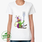 Женская футболка органик