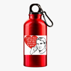 Металлическая бутылка 400 мл UV-DTF