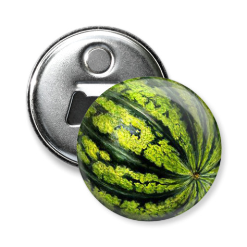 Магнит-открывашка с принтом Арбуз