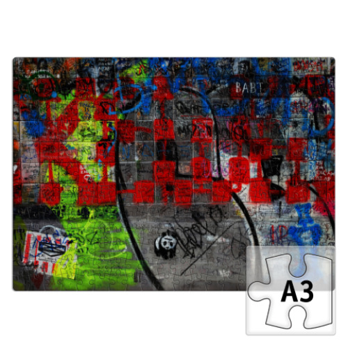 Пазл с принтом  'Peace wall'