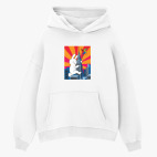 Толстовка худи оверсайз