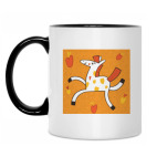 Кружка двухцветная