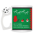 Кружка с футбольным мячиком