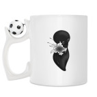 Кружка с футбольным мячиком