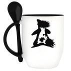 Кружка с ложкой