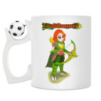 Кружка с футбольным мячиком