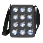 Сумка на плечо (планшет) Елочные шары