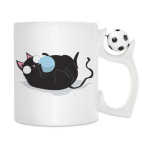 Кружка с футбольным мячиком