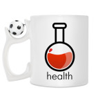 Кружка с футбольным мячиком