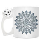 Кружка с футбольным мячиком