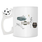 Кружка с футбольным мячиком