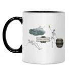 Кружка двухцветная