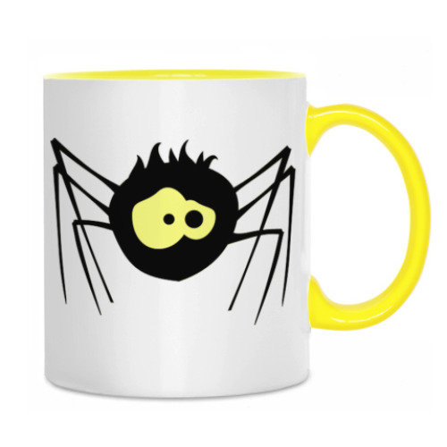Кружка с принтом Паучок