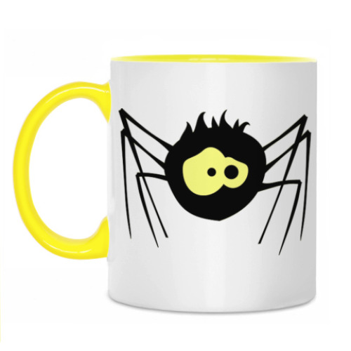 Кружка с принтом Паучок