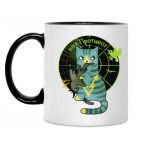 Кружка двухцветная