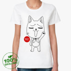 Женская футболка органик