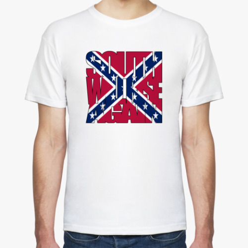 Футболка с принтом South Will Rise Again