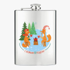 Фляжка стальная