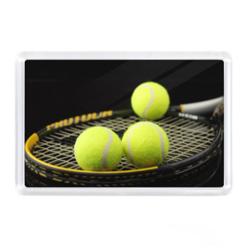 Магнит с принтом Теннис