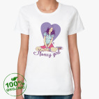 Женская футболка органик