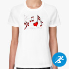 Женская спортивная футболка
