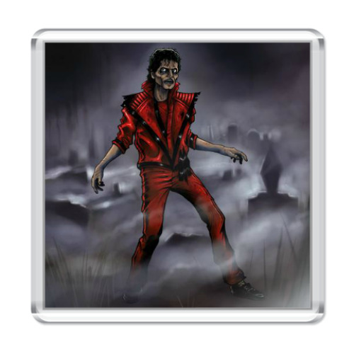 Магнит с принтом Michael Jackson
