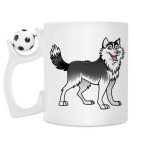 Кружка с футбольным мячиком