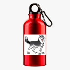 Металлическая бутылка 400 мл UV-DTF