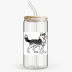 Банка с бамбуковой крышкой