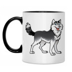 Кружка двухцветная