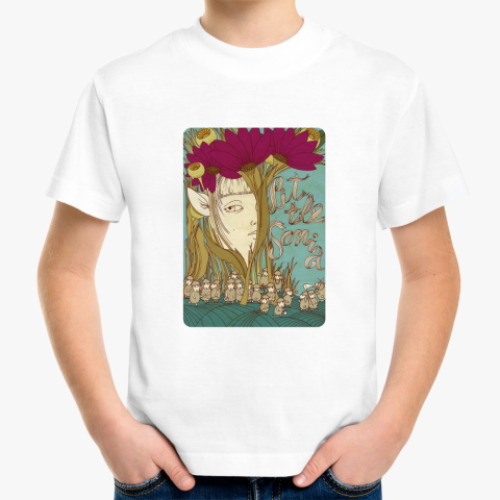 Детская футболка с принтом овечки