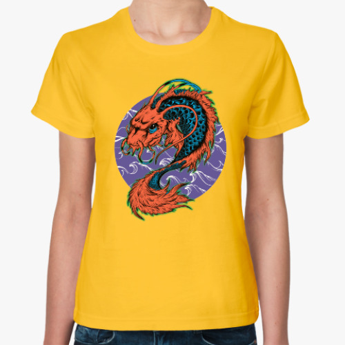 Женская футболка Dragon Fish