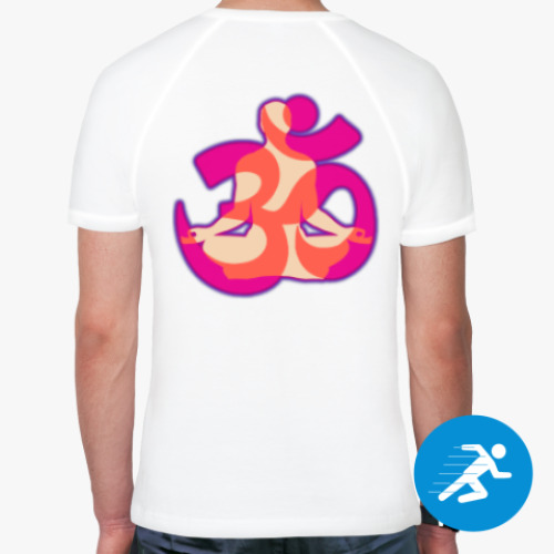 Спортивная футболка с принтом Йога с Ом