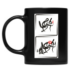 Кружка цветная UV-DTF