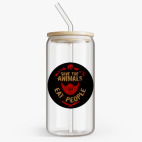 Банка с бамбуковой крышкой