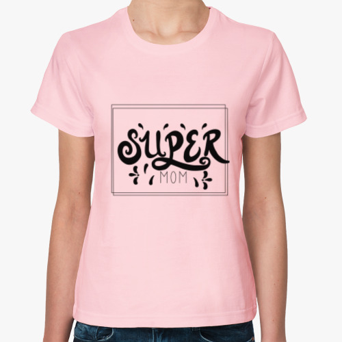 Женская футболка Super mom