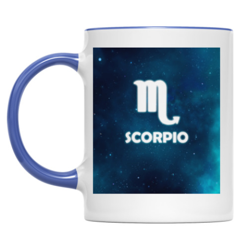Кружка с принтом Знак зодиака. Скорпион