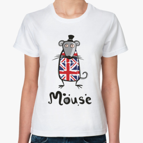Классическая футболка  'Мышь'