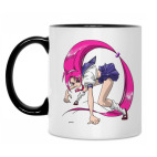 Кружка двухцветная